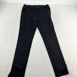 Minkpink Skinny Pants Women's‎ Large Black Flat Front Stretch Casual Pockets
